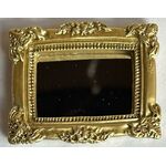 Fancy Mirror Large Rectangle Gold (45 x 37mm)