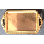 Plastic Tray Gold Rectangle (80 x 43mm)