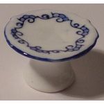 Cakestand Blue/White Pattern (Diam 25mm x 12mmH)