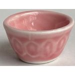 Bowl Embossed Pink (25Diam x 15Hmm)
