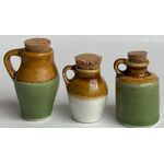 1:6 or Large 1:12 Scale Jugs with Cork Set 3 (35Hmm)