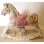 Rocking Horse Pink Resin (11W x 9.5Hcm)
