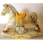 Rocking Horse Yellow Resin (11W x 9.5Hcm)