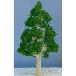 4cm Pear Shaped White Trunk Light Green Tree