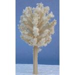 4cm Bushy White Tree