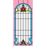 Simulated Stained Glass fits CLA75042/HW5042 (1-7/8" x 4-1/2")