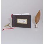 Visitors Book and Quill Set by Michelle's Miniatures (H19mm, W27mm, D2mm)