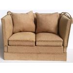 Sofa Cream Fabric Tieback (125 x 60 x 85H)