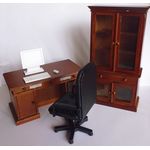 Computer Desk and Cabinet Set