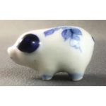 Piggy Bank Blue and White (25L x 13D x 14Hmm)