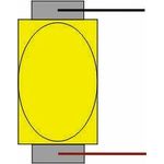 0402 Pure White LED with Leads (Pico) (Price Each) (3V Supply)