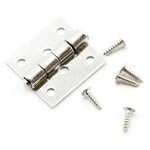 Butt Hinges With Nails, 4/Pk, Satin Nickel
