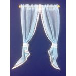 Demi Curtain with Tieback Blue (92W x 145Lmm)