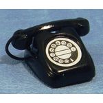 1:6 Black Telephone Old Style Large (20W x 30D x 20Hmm)
