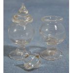 Glass Sweet Jar 2Pk (29 x 17mm)