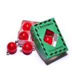 Red Christmas Decorations (Box 23 x 18mm)
