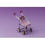 Dolls Stroller (45 x 60 x 40mm)