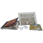 Glasses and Magazines (Newspaper Approx. 30 x 40mm)