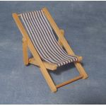 Deck Chairs Blue Striped (110 x 55mm Folded)
