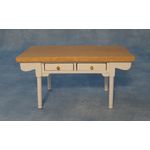 Kitchen Table White and Pine (120 x 70 x 65mm)