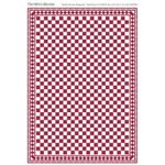 Red and White Tile Floor Card (A3) (11.7" x 16.5")
