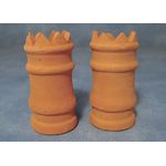Large Crown Chimney Pots PK2 (57 x 30 x 30mm)
