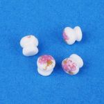 Small Rose Knobs 4Pc (0.4cm x 0.2cm x 0.2cm )