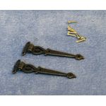 Antique Hinges with Pins Pk2 (34 x 10mm)