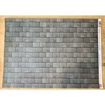 Embossed Dark Roof Slates on A3 Heavyweight Paper (420 x 297mm)