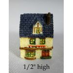 Brooke Tucker Tiny Town House D (Dark Blue Roof) (18mmH)