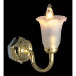 Single Frosted Tulip Sconce (30H x 27Dmm)