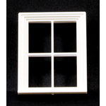 1:24 Victorian Window, 4 Pane (1-5/8" x 3/8" x 2")