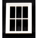 1:24 Victorian Window, 6 Pane (1-5/8" x 5/16" x 2")