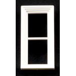 1:24 Victorian Narrow Window, 2 Pane (1" x 3/8" x 2")