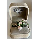 Boxed Wedding Bouquet by Kathy Brindle (50 x 50 x 38Hmm)