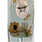 Blue Shutter Display by Lynne's Minis (70W x 25D x 130Hmm)