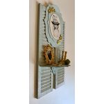 Blue Shutter Display by Lynne's Minis (70W x 25D x 130Hmm)