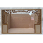 "Victorian" Roombox with Perspex Top (393W x 283D x 243Hmm Internal Dimensions)