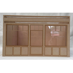 "Shop Front 1" Roombox with Perspex Top (393W x 283D x 243Hmm Internal Dimensions)