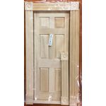 Fancy 6 Panel Door with Trim (Fits opening 3 13/16"W x 7 5/16"H)