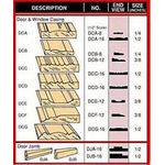Door and Window Casing 3/8" x 24"L