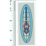Simulated Stained Glass fits CLA76002/HW6002 (1-5/8" x 4-5/16" )
