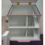 1:24 Pink Dollhouse (395H x 335W x 220D inc Chimney)
