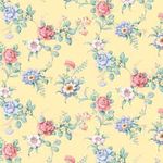 Simply Rose Yellow - Floral Wallpaper (267 X 413mm)