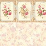 Love Notes Blue Toile Wallpaper (267 X 413mm)