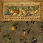 Wallpaper Fruit in Frame Gold Vine (267 X 413mm)