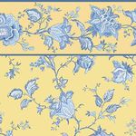 Jacobean Yellow Floral Wallpaper (267 X 413mm)