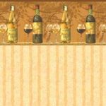Wallpaper Wine Yellow Stripe (267 X 413mm)