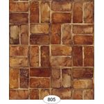 Set Brick Brown Wallpaper (267 x 413mm)