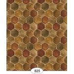 Honeycomb Tile Brown Wallpaper (267 X 413mm)